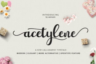 Acetylene Script: A Modern Calligraphy Font for Makers
