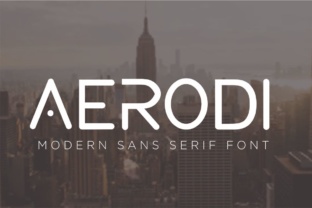 Aerodi: A Modern Sans Serif Typeface for Editorial Design