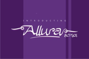 Allura Script Font for Crafters and Sellers