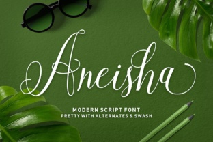 Aneisha Script: The Ultimate Modern Calligraphy Font Review