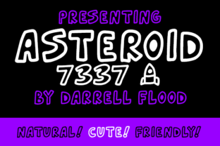 Asteroid 7337 Font for Bold Digital Campaigns