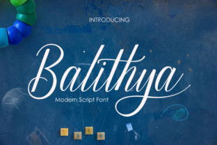 Balithya Typeface for Elegant Editorial Design