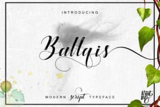 Ballqis Typeface for Elegant Editorial Design