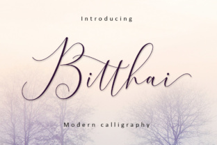 Bitthai Font: Elevate Your Handmade Brand