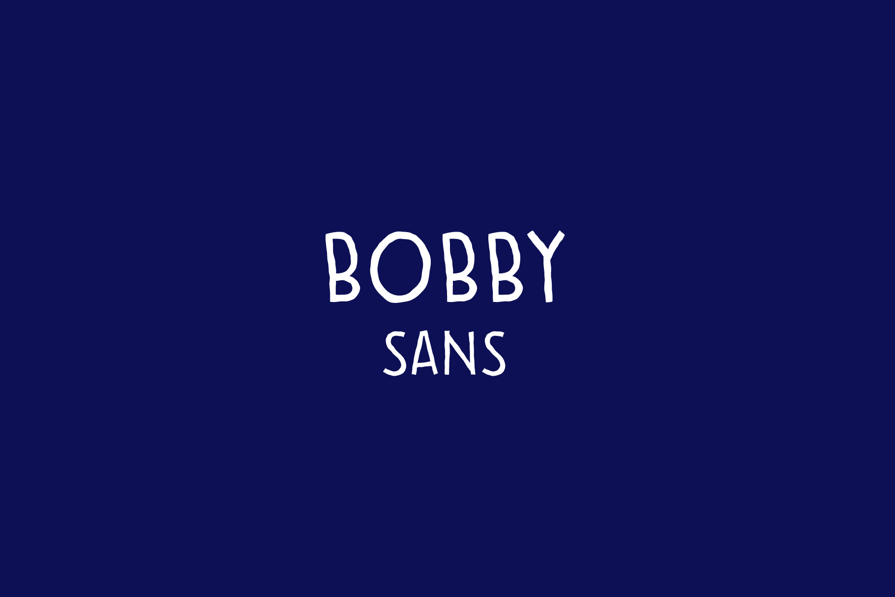 Bobby: A Handwritten Typeface for Modern Editorial Design