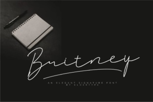 Britney Signature: A Thin Script Typeface for Elegant Editorial Design