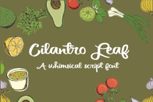Cilantro Leaf Font Review for Bold Branding