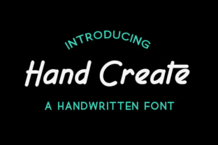 Hand Create Font for Modern Campaign Design