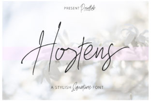 Hostens Signature: The Editorial Script Font for Modern Publishers