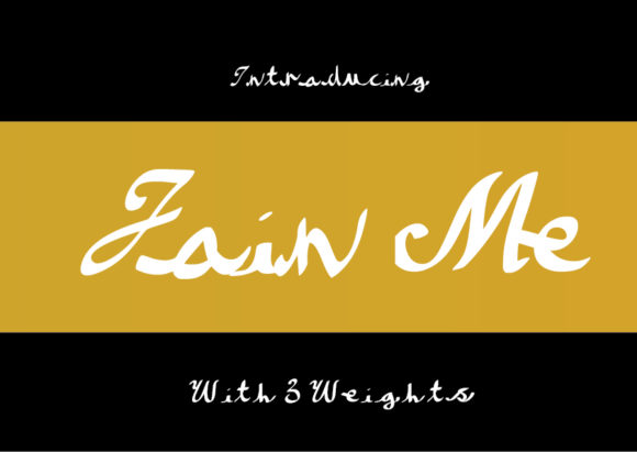 Join Me Script Font for Handmade Designs