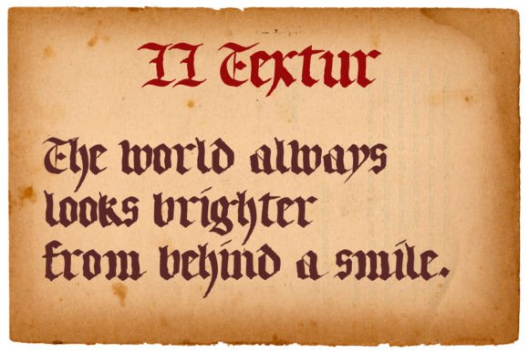 LL Textur: A Vintage Blackletter Typeface for Editors