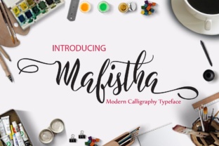 Mafistha: The Handcrafted Script Font for Makers
