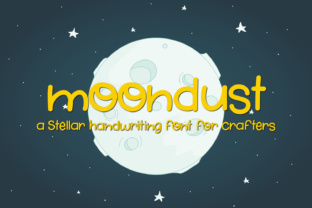 Moondust: A Stellar Script Font for Crafters
