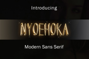 Nyoehoka: A Vibrant Sans Serif Font for Brands