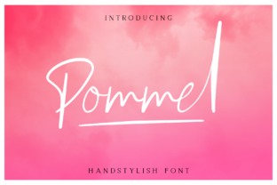 Pommel: The Chic Script Handwritten Font for Makers