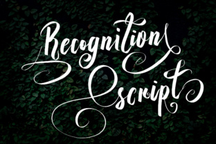 Recognition Script Font for Polished Branding