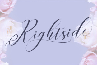 Right Side Font for Elegant Business Branding