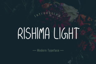 Rishima Light Font for Sleek Web Design