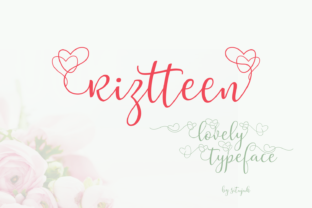 Riztteen: An Elegant Script Handwritten Typeface