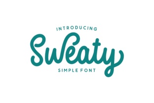 Sweaty Font: A Playful Script for Bold Designs
