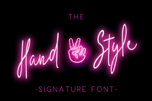 The Hand Style Font for Modern Crafters