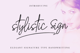 The Stylistic Sign Font for Digital Marketing