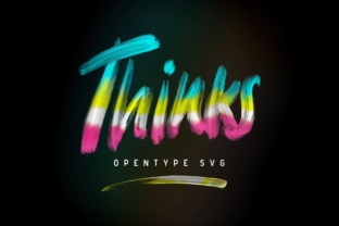 Thinks Opentype: A Textured Typeface for Editorial Design