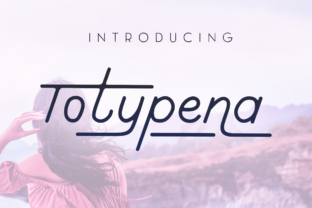 Totypena: A Retro Headline Font for Modern Branding
